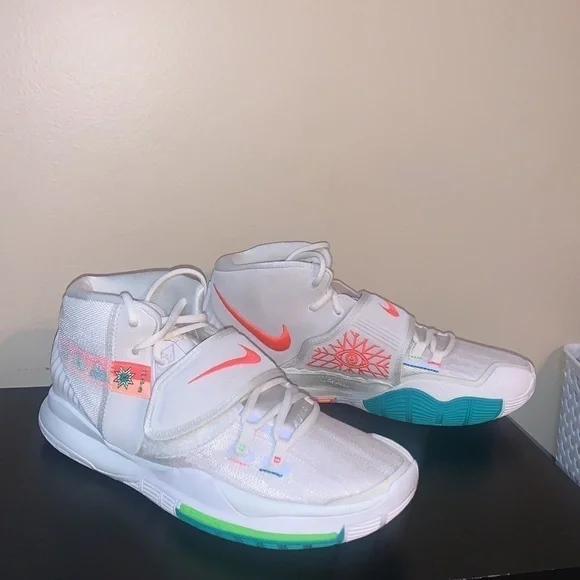Nike Kyrie 6 N7 Cream Flash Mens Size 10.5 Sneakers